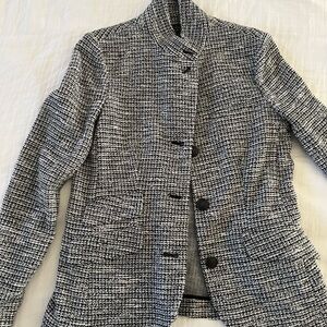 rag & bone slade blazer black and white tweed orig price $595
